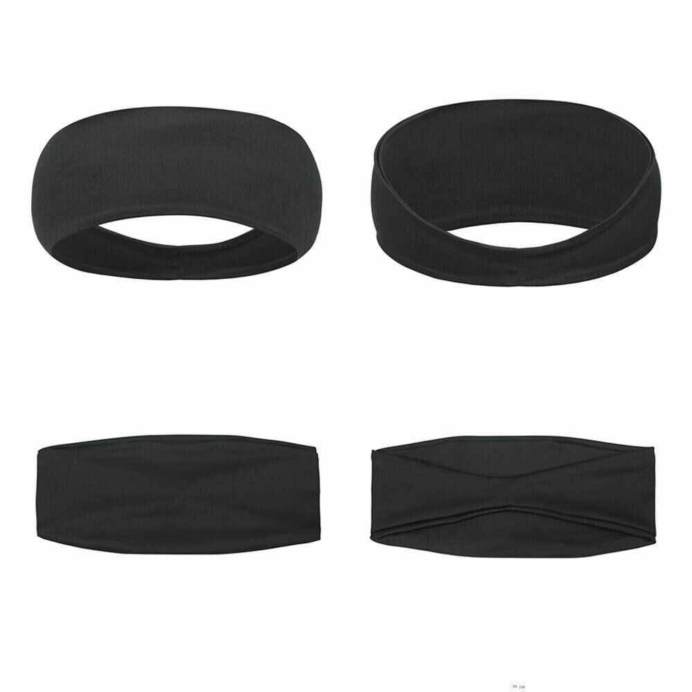 Sweatbands Sports Headband for Men & Women – Moisture-Wicking, Quick-Dry, Stretchy & Soft – Perfect for Gym, Running, Yoga, Basketball & More