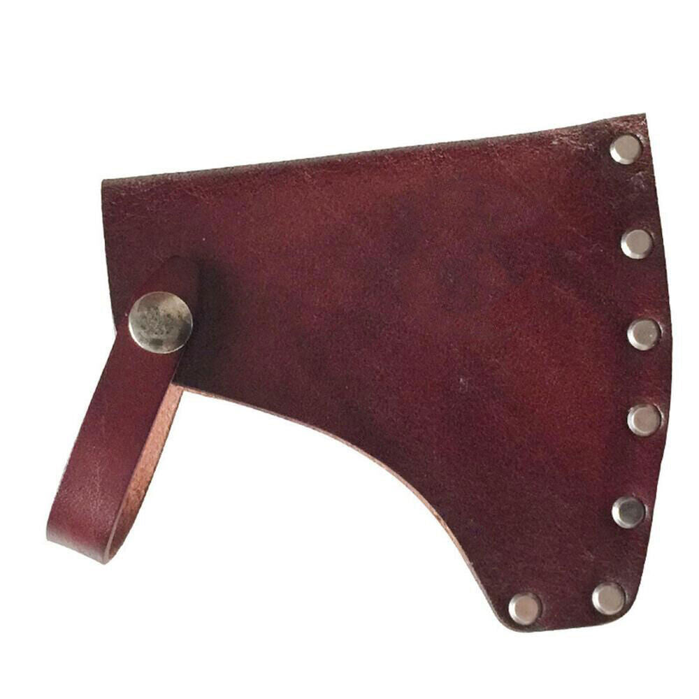 1Pc Leather Axe Holder Hatchet Lanyard Blade Sheath Head Cover Protector USA