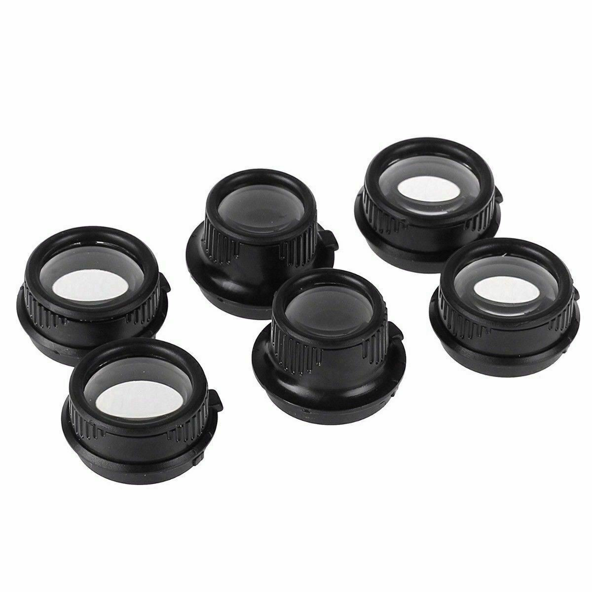 Double Eye Jewelry Watch Repair Magnifier Loupe Glasses with LED Light 8 Lens US