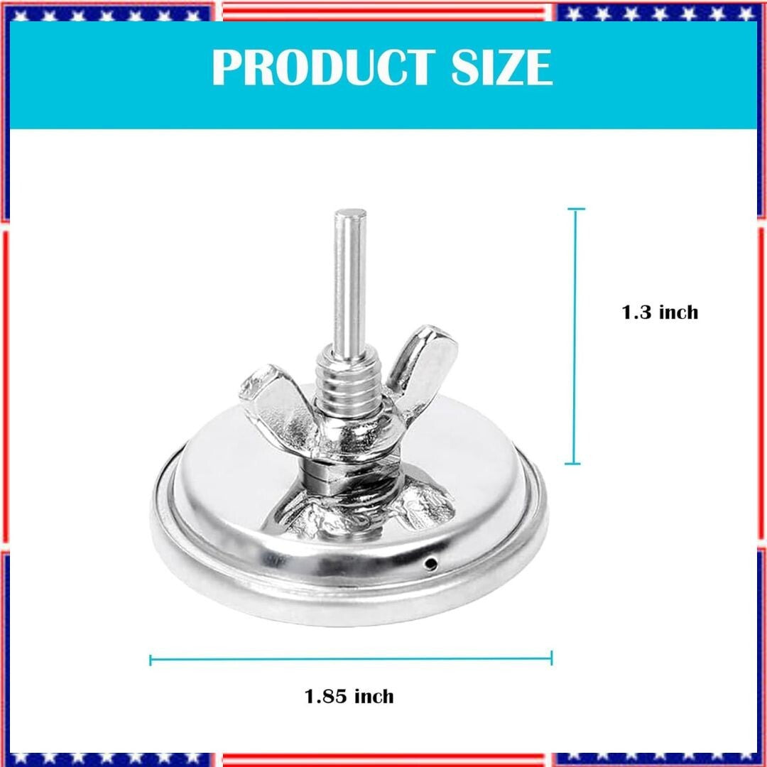 1.8" Lid Temperature Gauge for Charbroil Grill Thermometer Replacement