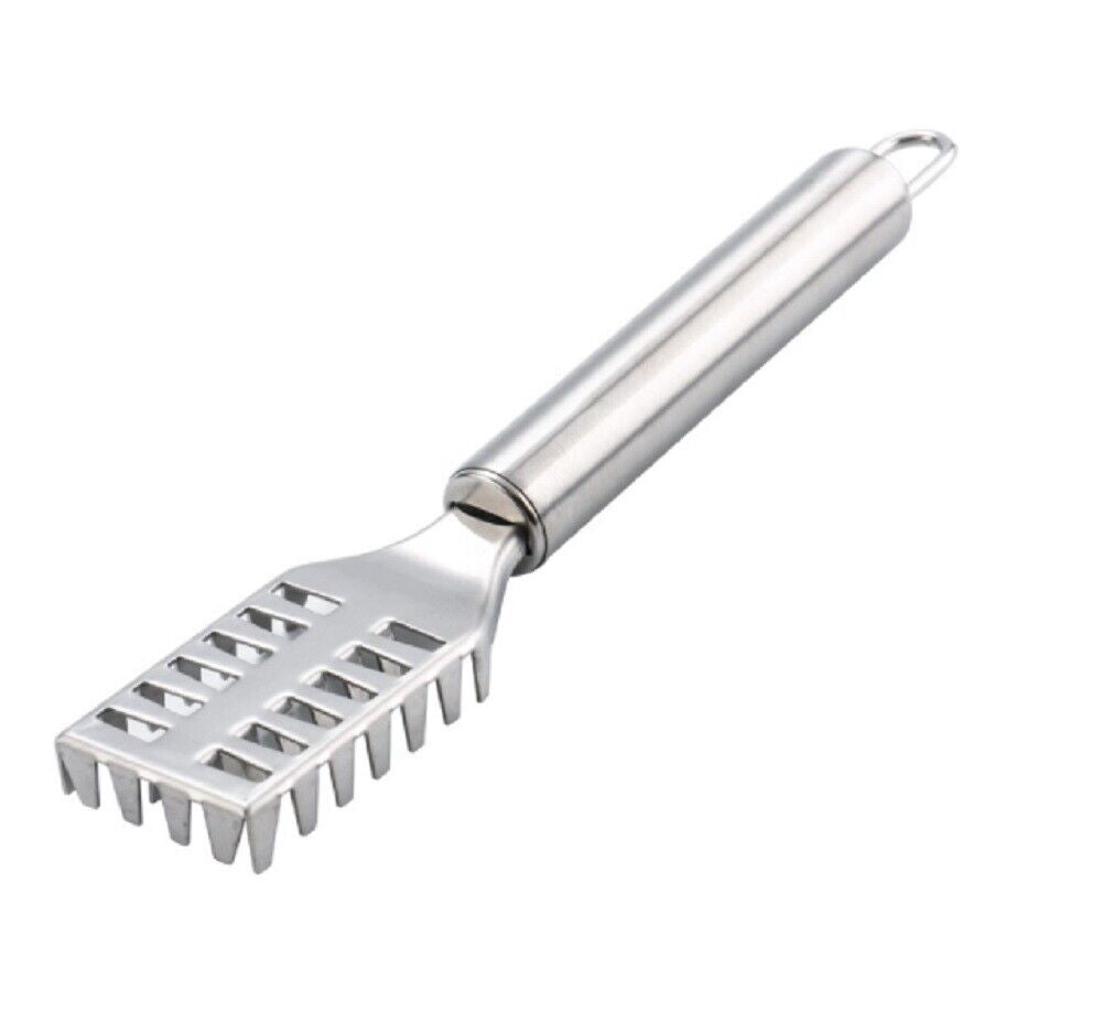 Stainless Steel Fish Scaler Brush - Efficient Scales Scraper, Skin Remover Tool