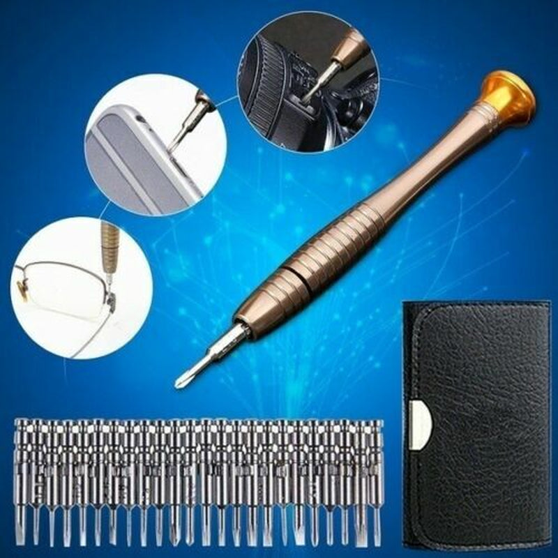 Watchmakers Professional Eyeglasses Watch Screwdriver Precision Repair Tools Set