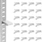 VEVOR Shelf Clips 40 Pack Adjustable Steel Pilaster Shelf Clips for Shelves