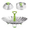 Folding Stainless Steel Steamer Basket 5.5–9″ – Expandable & Dishwasher‑Saf