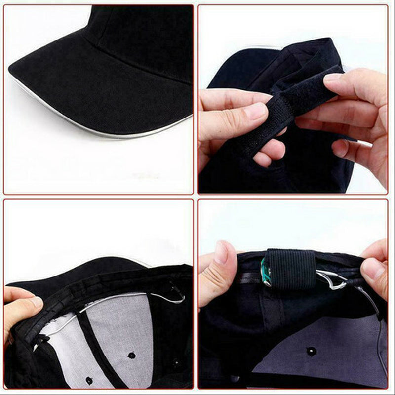 LED Lighted up Peaked Hat Glow Club Party Baseball Hip-Hop Adjustable Sports Cap