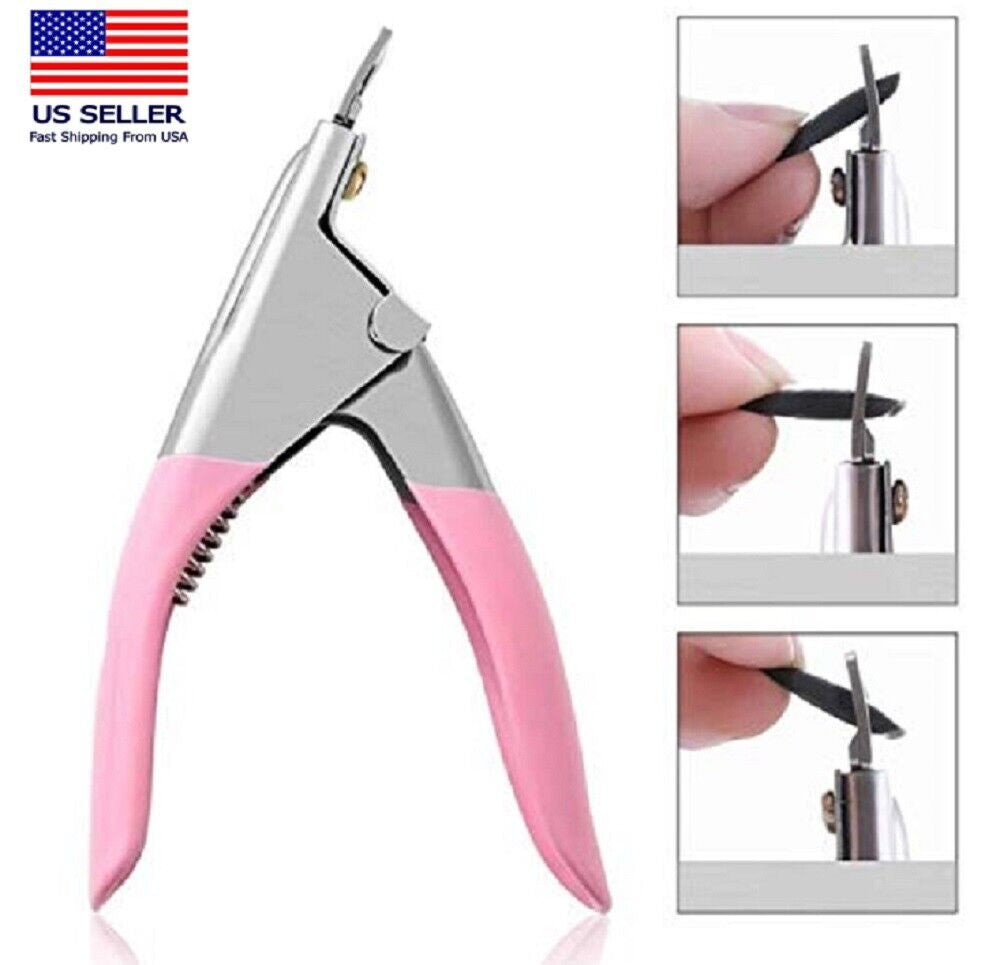 Acrylic Nail Scissor False Nail Clipper – U-Edge Precision Cutter for Acrylic & Gel Nails, Pro Manicure Tool for DIY Nail Art, Durable & Easy to Use