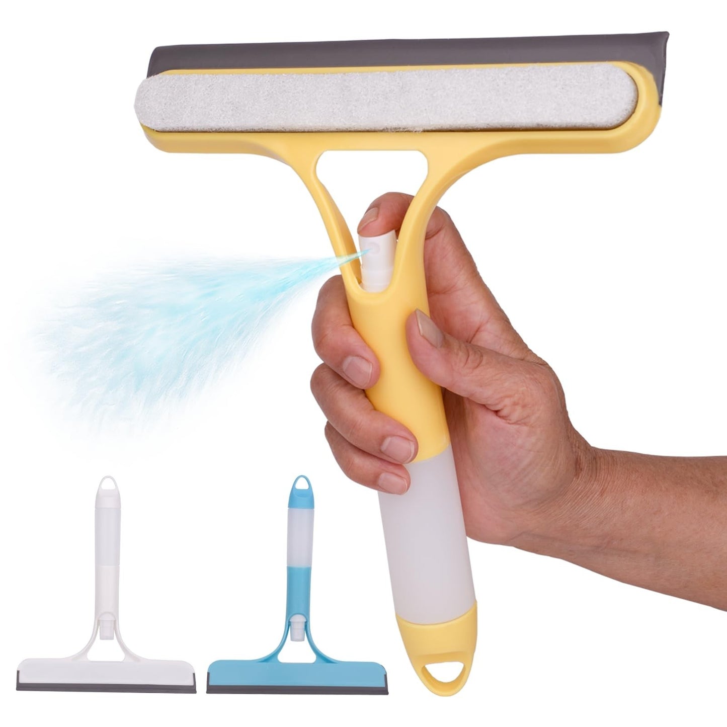 3-In-1 Window Cleaning Multi-Tool, Glass Hanging Knife with Spray