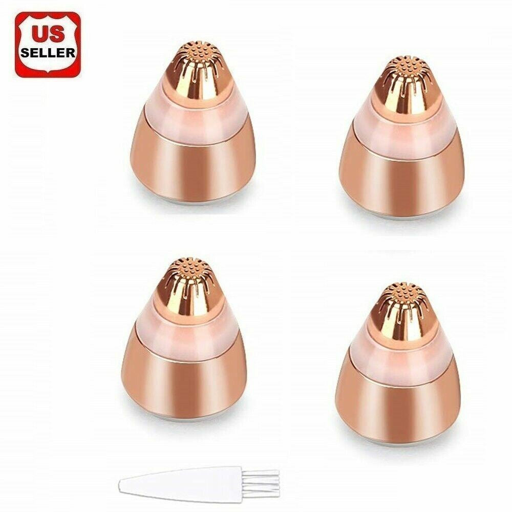 Flawless Finish – 4Pcs Eyebrow Trimmer Replacement Heads for Finishing Touch Hair Remover | Quick, Precise, No Mess Grooming for Perfect Brows