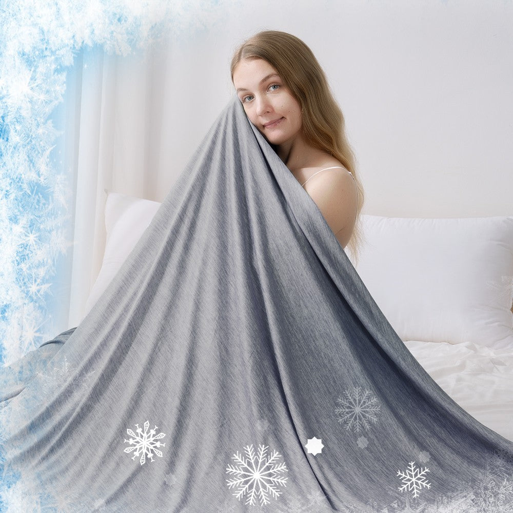 50"X70" Cooling Blanket for Hot Sleepers Lightweight Summer Cold Thin Blankets