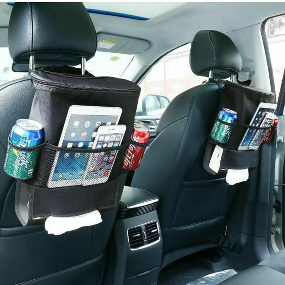 2PC Car Seat Back Hanger Organizer Multi-Pocket Storage Bag Holder Cooler Travel
