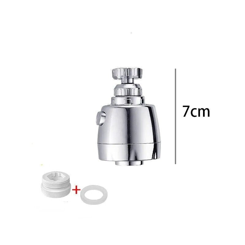 2 X Rotating 360° Faucet Movable Kitchen Tap Head Water Saving Nozzle Sprayer