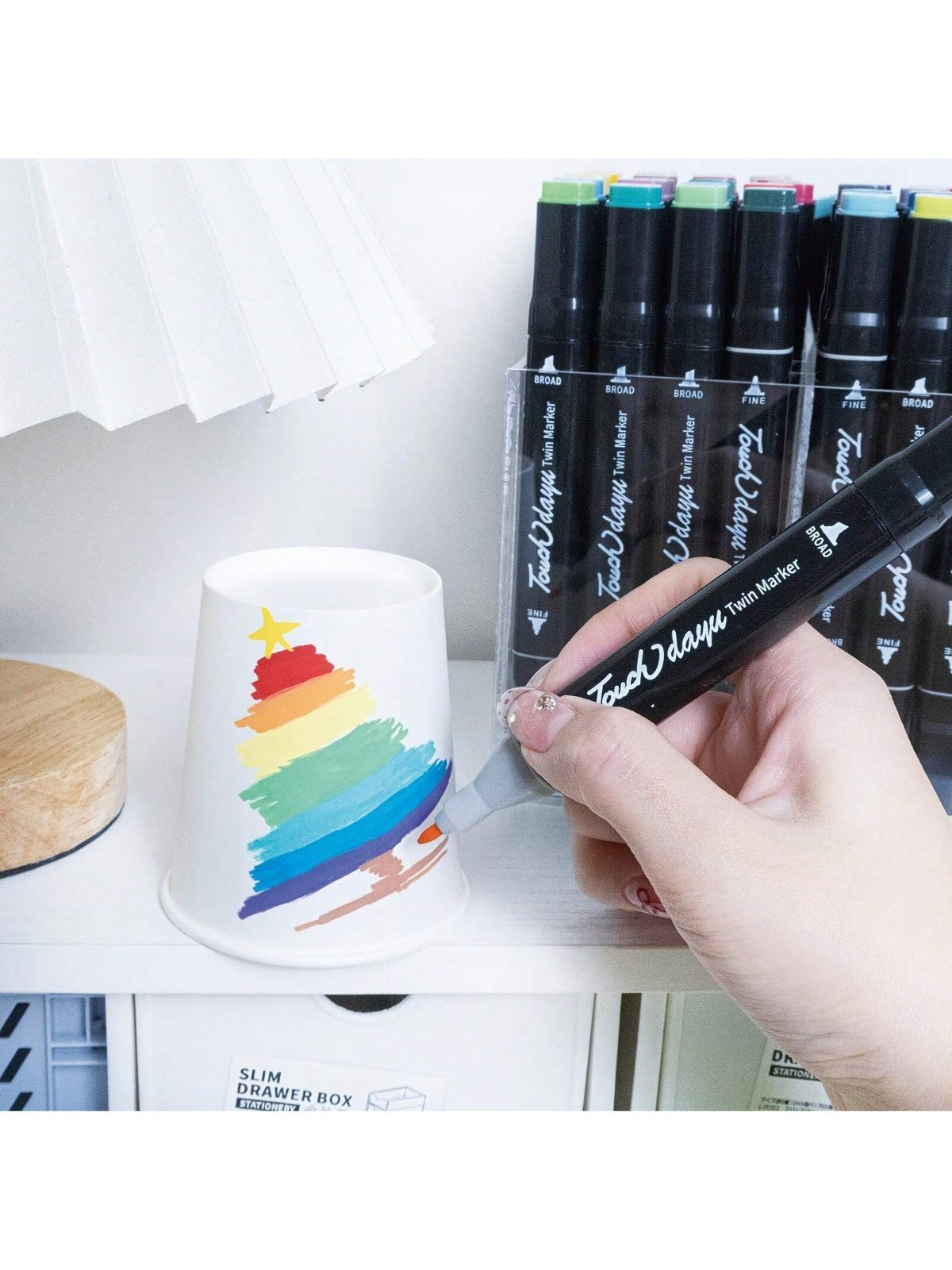 80/168 Colors Art Drawing Markers Set for Kids Adults Dual Tip Alcohol Markers