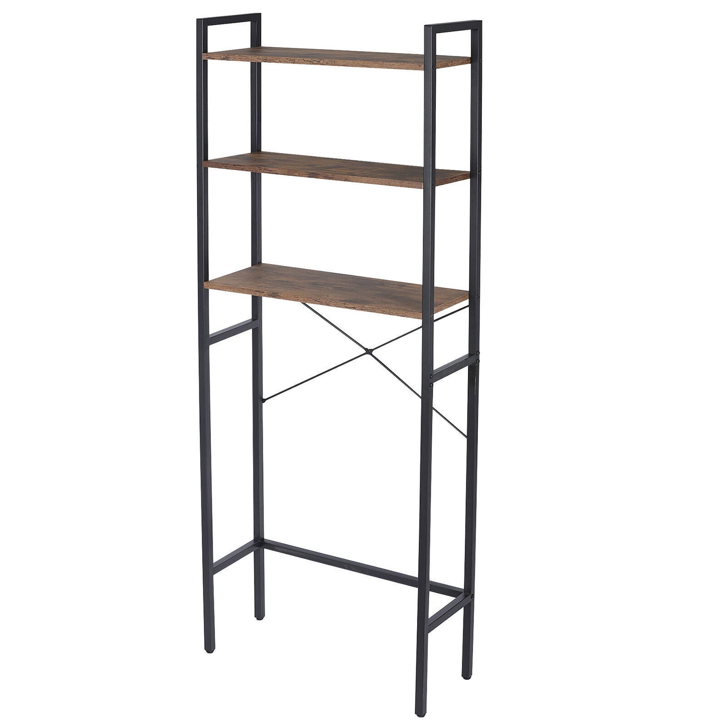 3-Tier Bathroom Storage Shelf over Toilet Rack Organizer Freestanding Shelving
