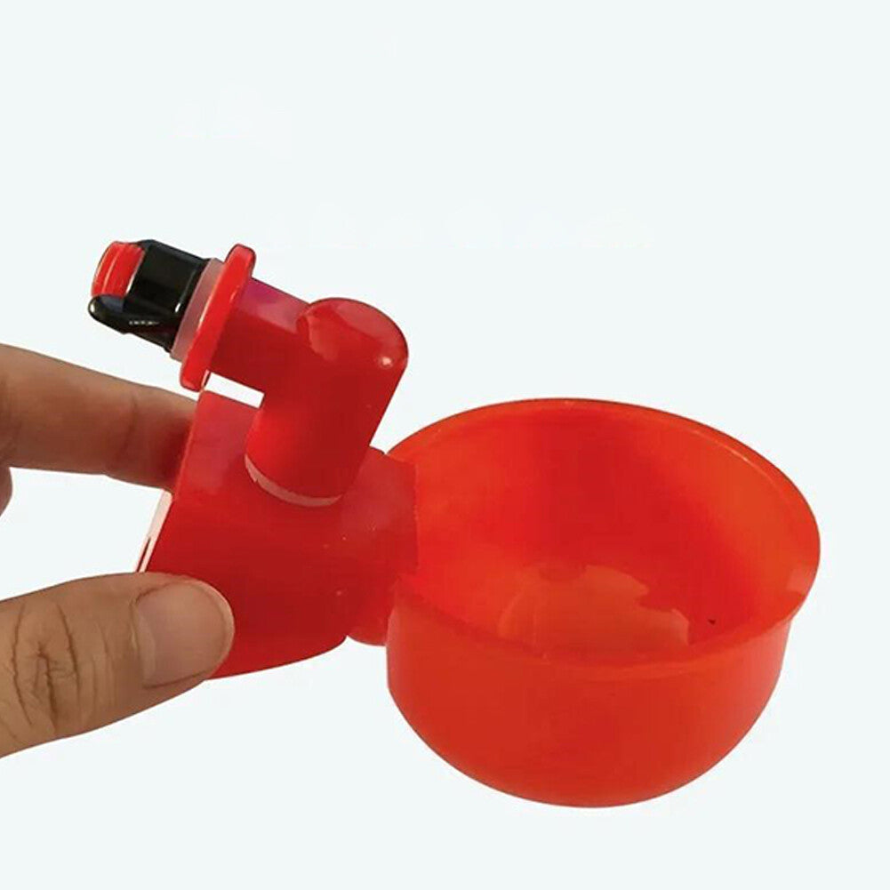 US 10 Pc Automatic Poultry Water Cups Drinker Chicken Duck Goose Turkey Quail