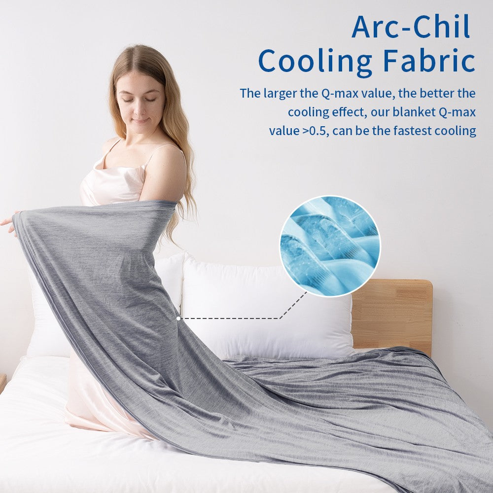 50"X70" Cooling Blanket for Hot Sleepers Lightweight Summer Cold Thin Blankets