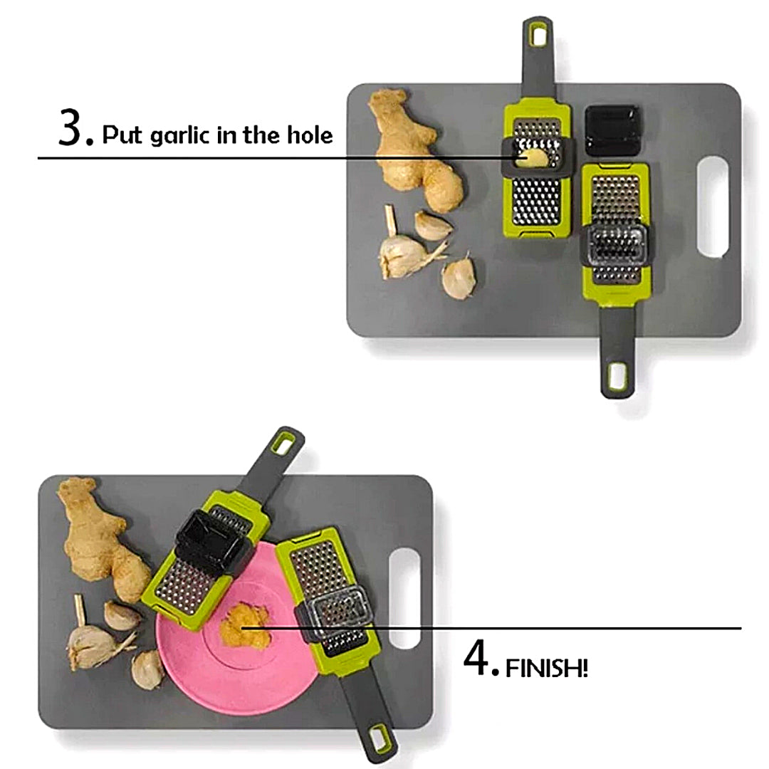 Garlic Press Chopper Slicer Hand Presser Grinder Crusher Ginger Grater Tool kitchen supplies gadgets