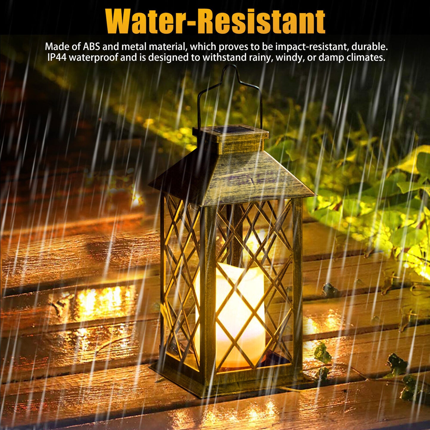 Solar Lantern Hanging Light – LED Outdoor Garden Lamp, Waterproof Yard Decor for Patio | Energy-Efficient, Ambient Lighting | TikTok Garden Vibe Must-Have