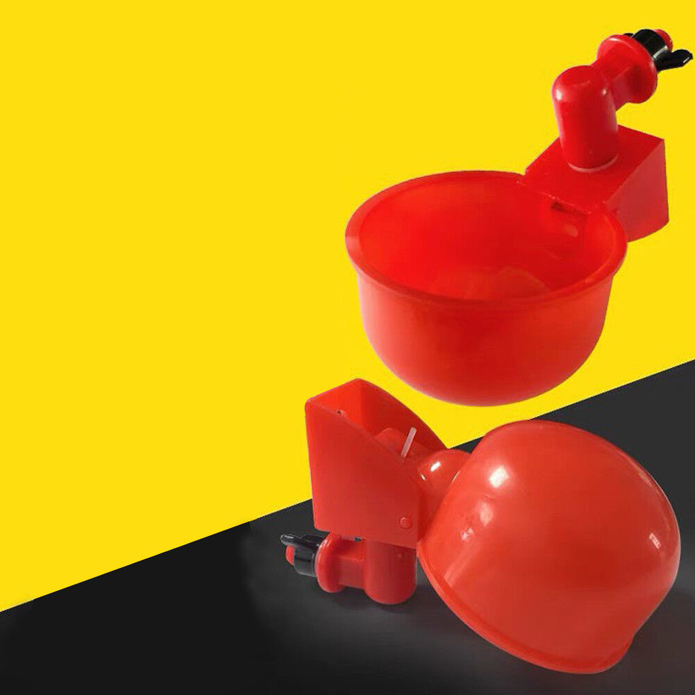 US 10 Pc Automatic Poultry Water Cups Drinker Chicken Duck Goose Turkey Quail