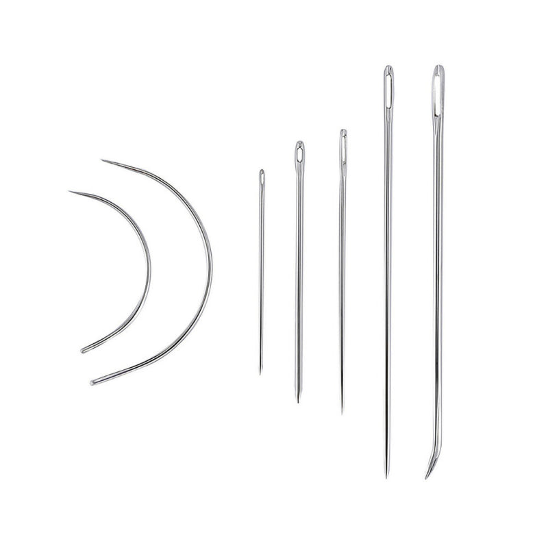 29Pcs Leather Craft Punch Tools Kit Stitching Carving Working Sewing Needles US