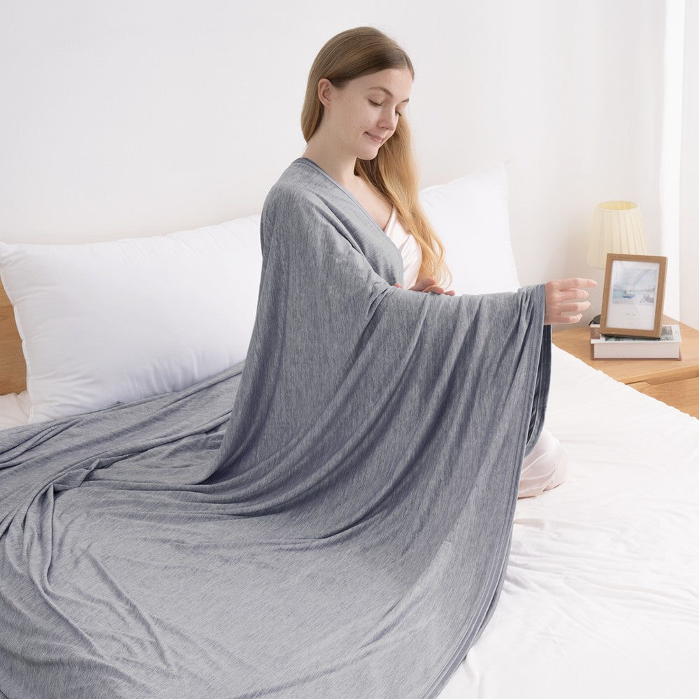 50"X70" Cooling Blanket for Hot Sleepers Lightweight Summer Cold Thin Blankets