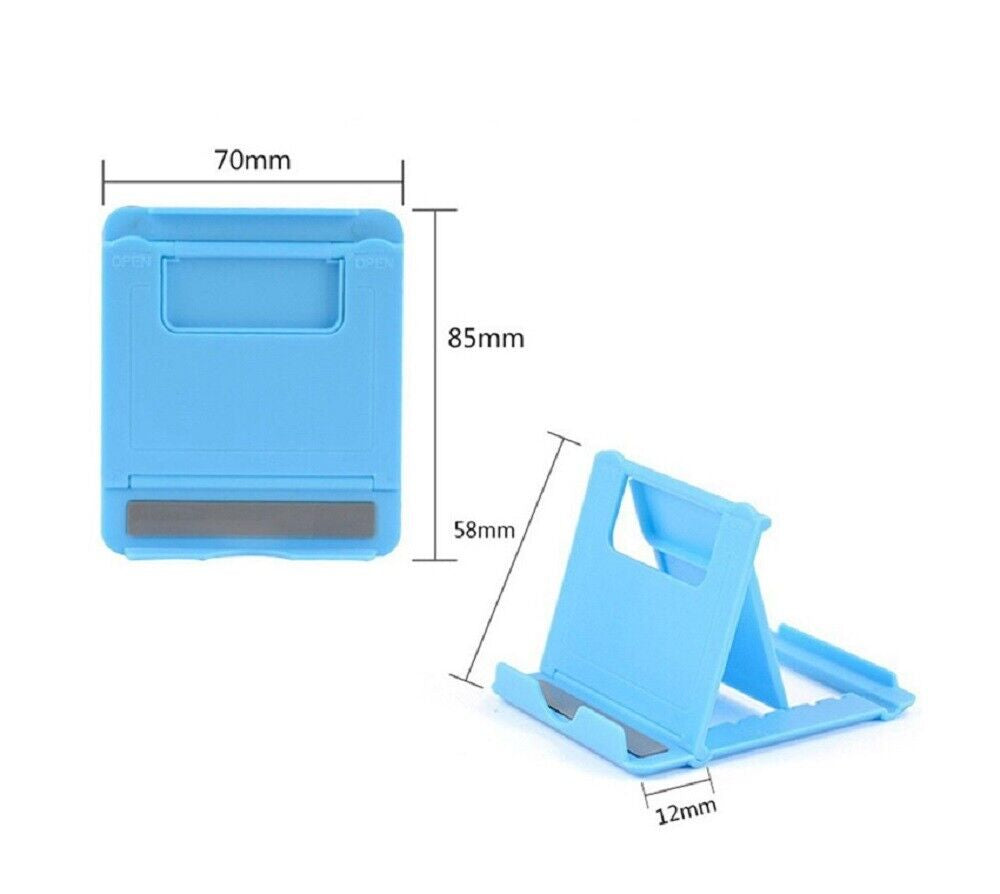 Universal Foldable Cell Phone Desk Stand–Holder Mount Cradle for Phones & Tablet
