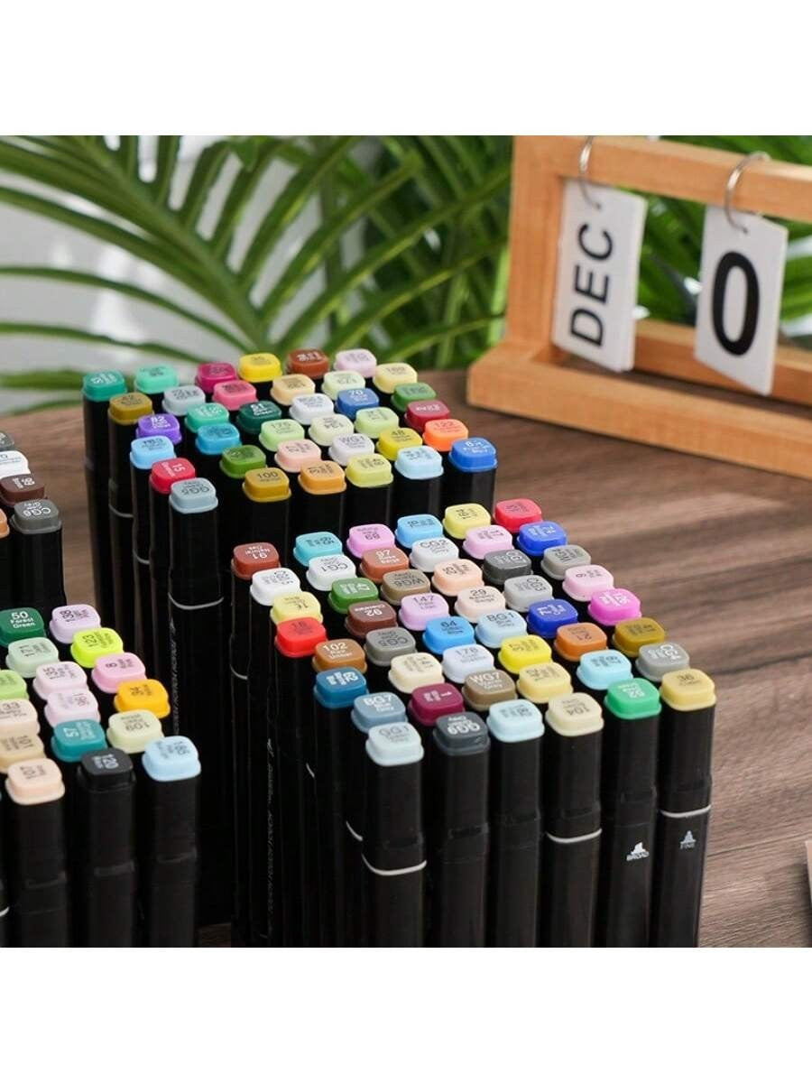 80/168 Colors Art Drawing Markers Set for Kids Adults Dual Tip Alcohol Markers