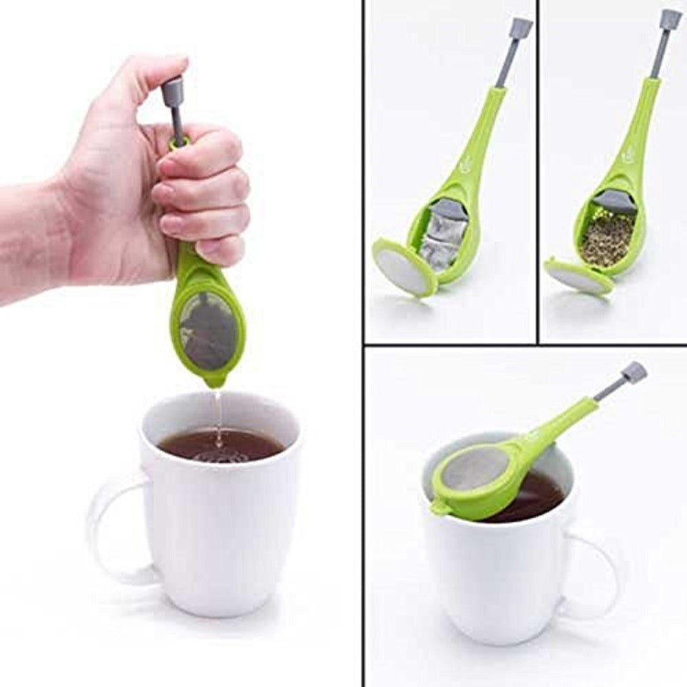 Silicone Tea Infuser Strainer – Loose Leaf Steeper & Herbal Spice Infusion Tool