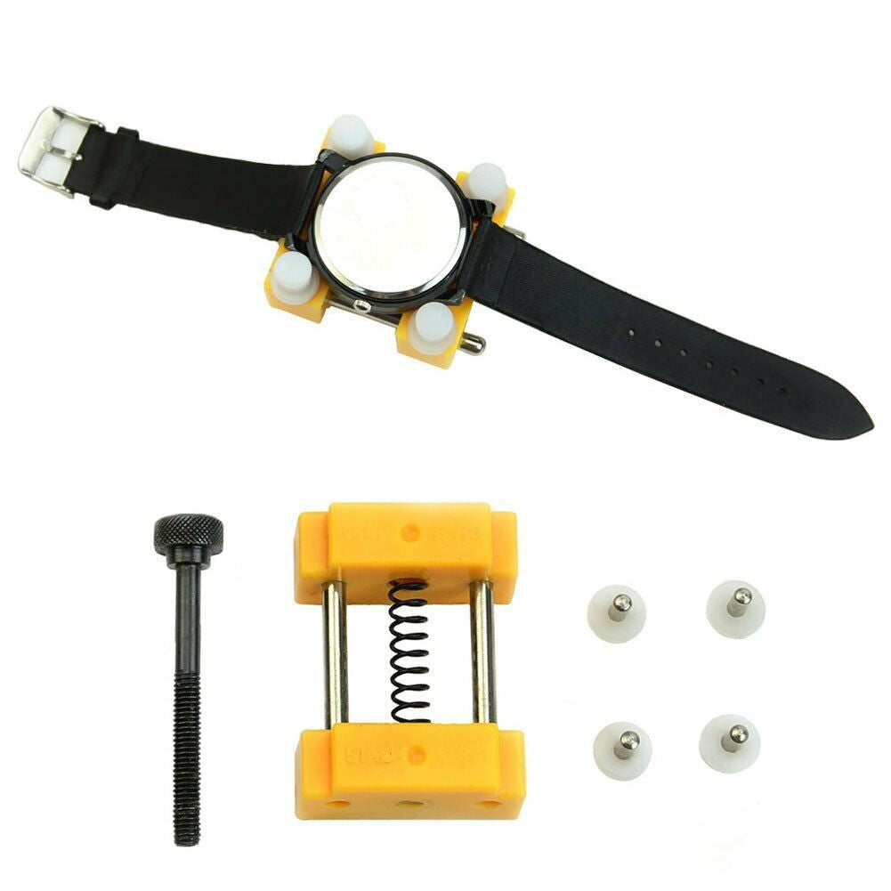 Watch Back Case Opener Remover Holder - Adjustable Repair Tool for Watchmakers