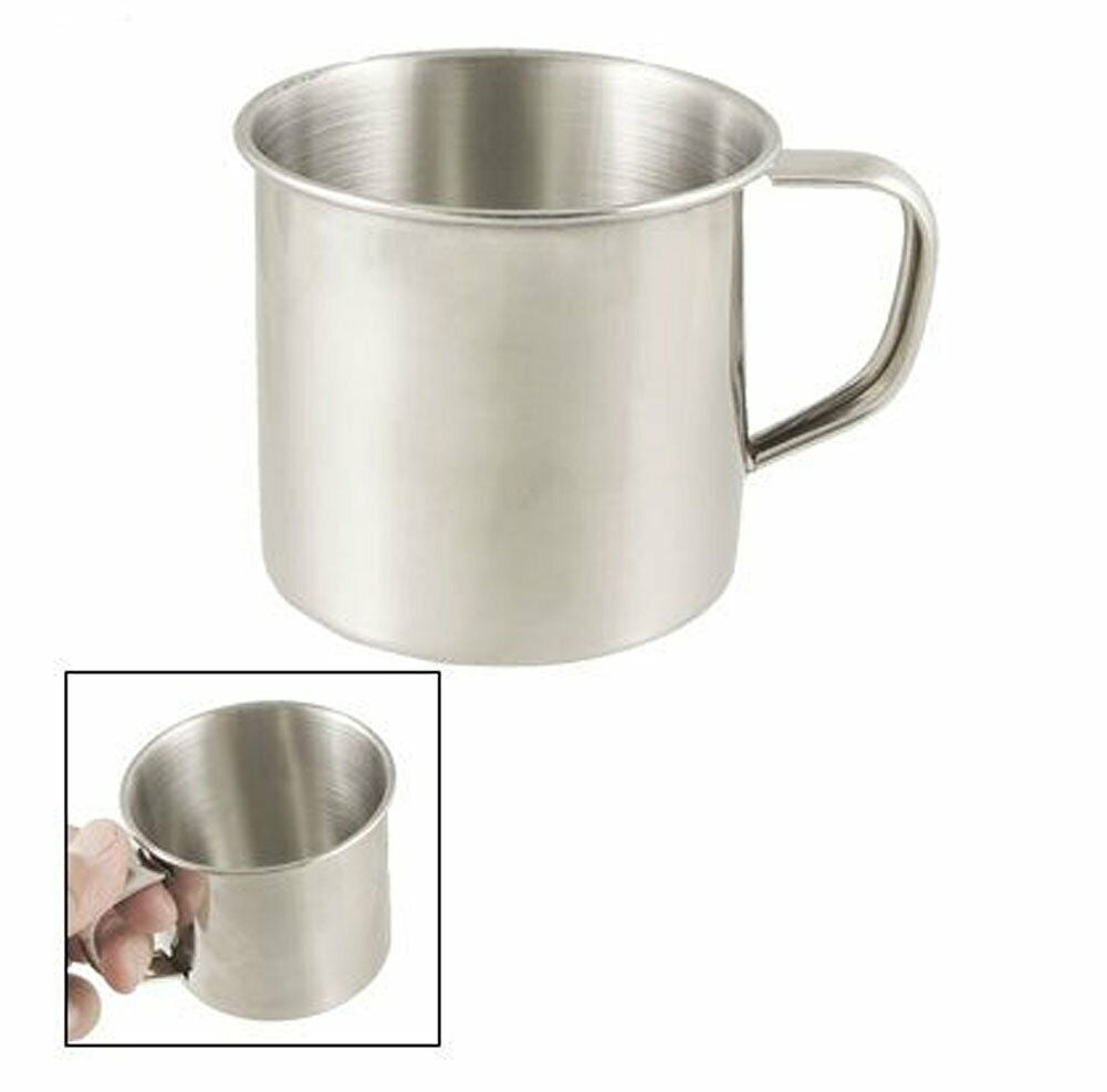 Trending Stainless Steel Camping Mugs 6-Pack | Lightweight 12oz Cups for Coffee, Soup, Hot & Cold Drinks, Rust-Resistant, Durable & Travel-Friendly