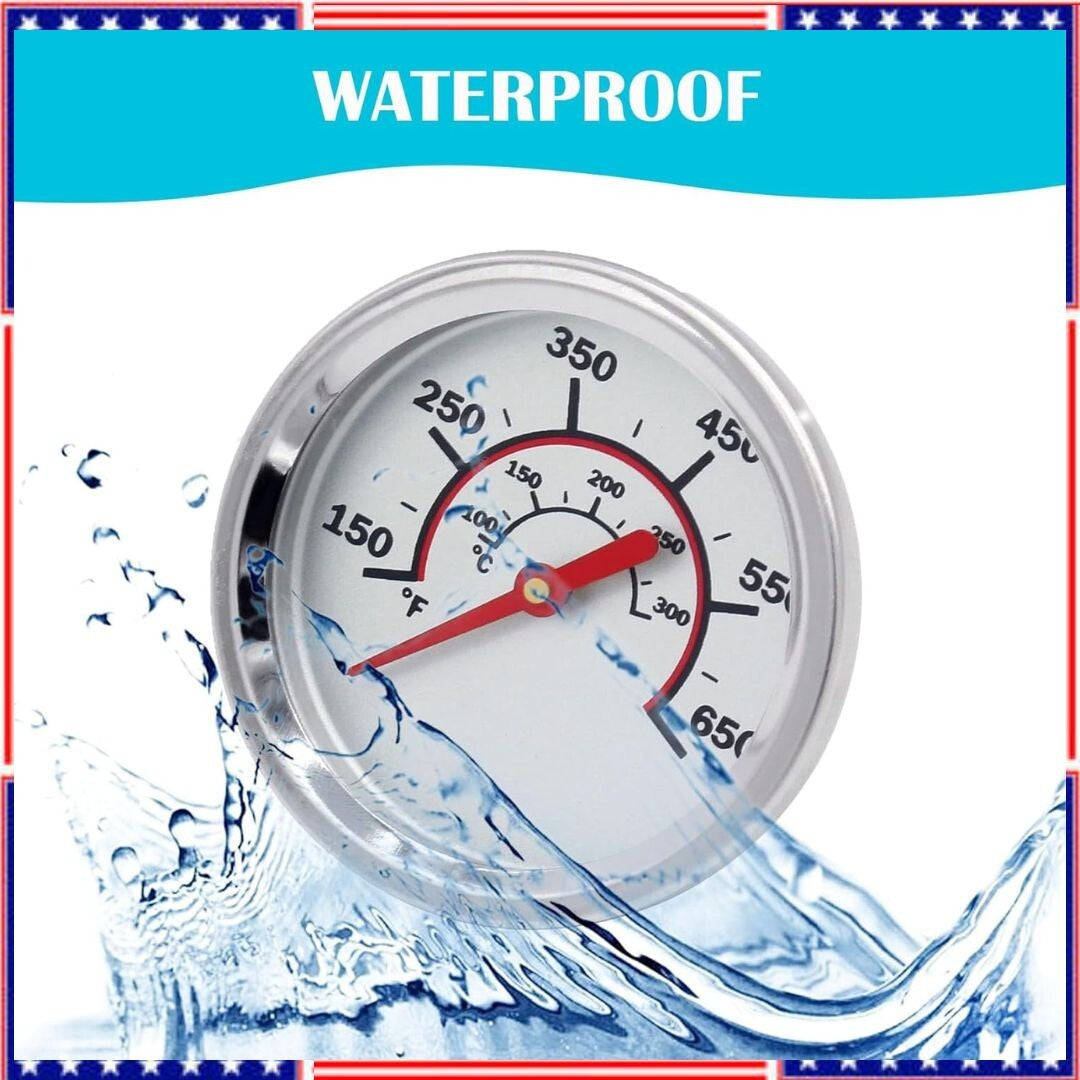 1.8" Lid Temperature Gauge for Charbroil Grill Thermometer Replacement