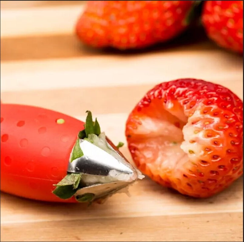 3 Pack Strawberry Tomato Stem Leaves Huller Remover Fruit Kitchen Corer Tool