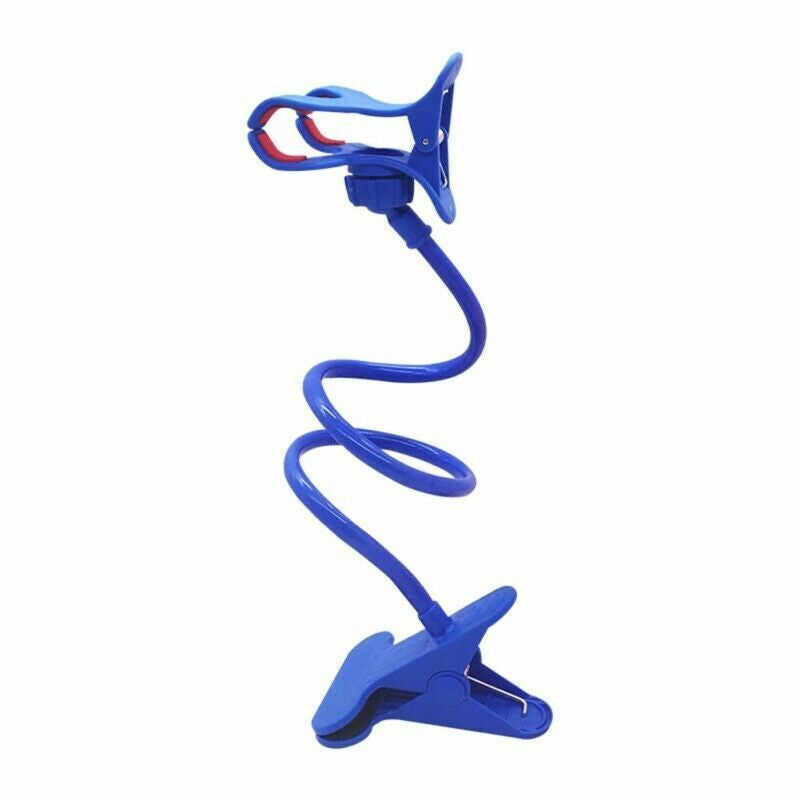 Universal Gooseneck Phone Holder, Smartphone Desk Mount or Cellphone Table Clip Stand Adjustable Durable Magnesium Alloy With Silicon Suction Pad