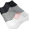 3/6/12 Pairs Men No-Show Socks Low Cut Black/White/Gr