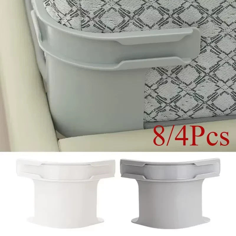 4-8PCS Heavy Duty Bed Sheet CLIPS | Corner Grippers for MATTRESS & SHEET HOLDERS