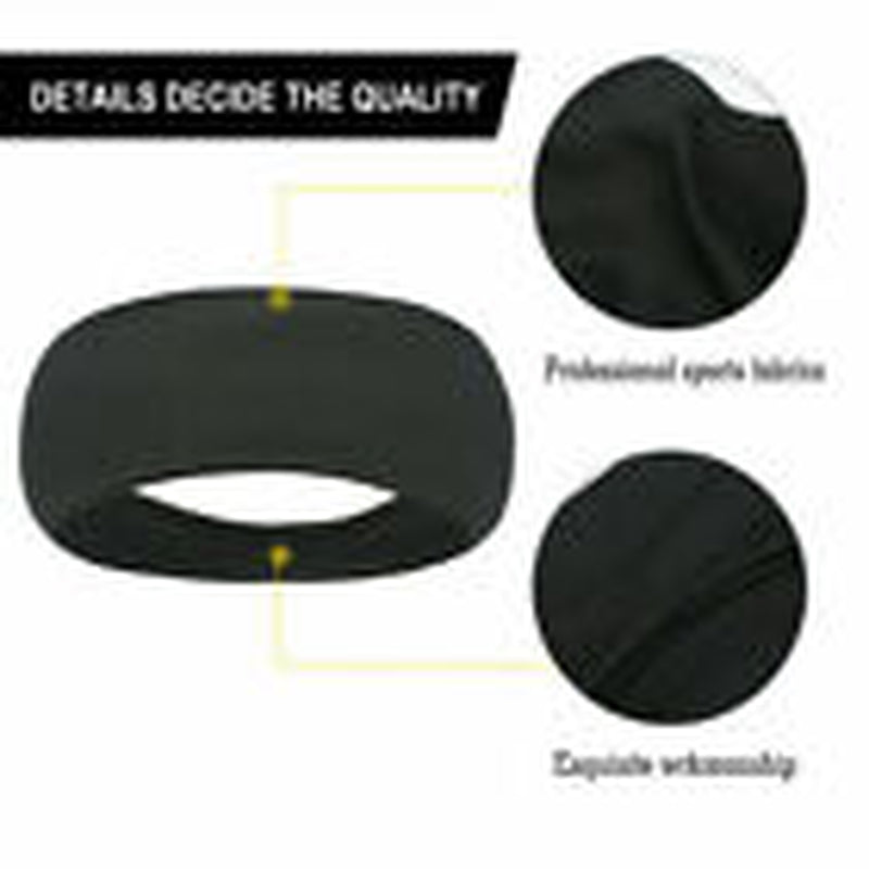 Sweatbands Sports Headband for Men & Women – Moisture-Wicking, Quick-Dry, Stretchy & Soft – Perfect for Gym, Running, Yoga, Basketball & More