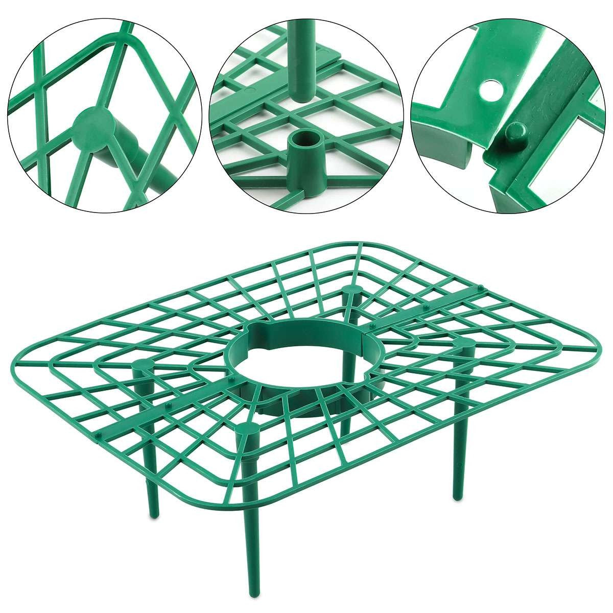 5 Pack Strawberry Supports Garden Fruit Plant Cage Holder Plastic Tray Cradles