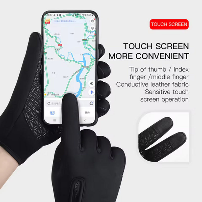 Thermal Waterproof Winter Touch Screen Ski Gloves for Men & Women