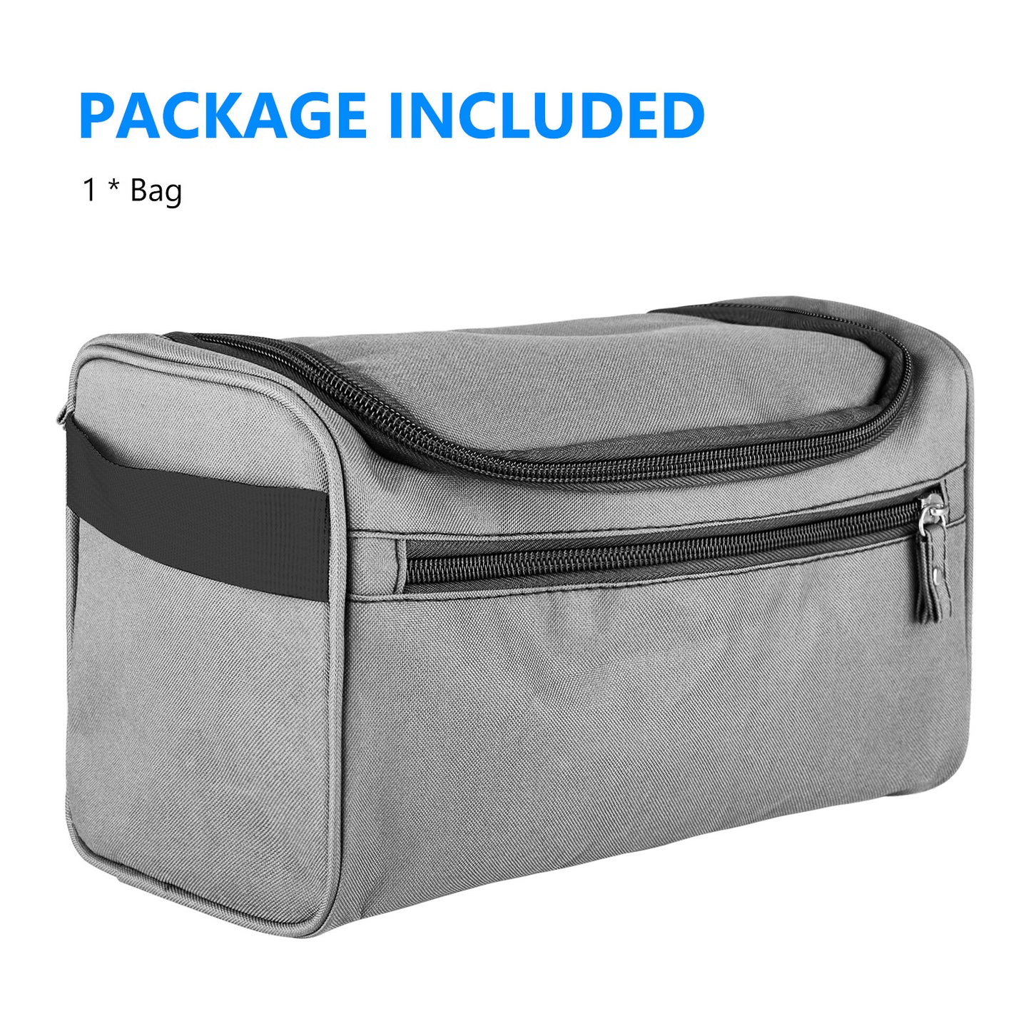 Travel Essential Waterproof Toiletry Bag – Shaving & Makeup Organizer for Travel, Gym, or Daily Use | Durable Wash Bag Case Must-Have