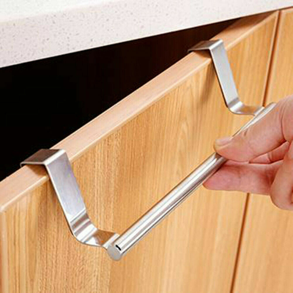 2X Large over Cabinet Door Towel Rack Bar Hook Kitchen Storage Shelf Holders USA