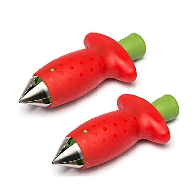 3 Pack Strawberry Tomato Stem Leaves Huller Remover Fruit Kitchen Corer Tool