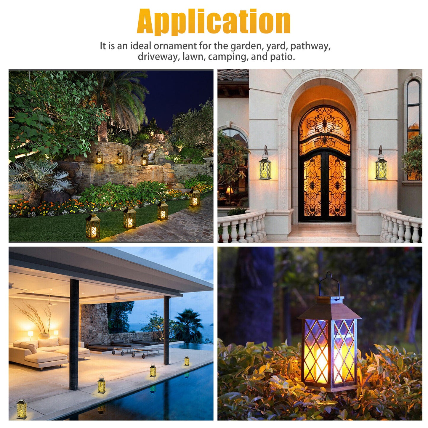 Solar Lantern Hanging Light – LED Outdoor Garden Lamp, Waterproof Yard Decor for Patio | Energy-Efficient, Ambient Lighting | TikTok Garden Vibe Must-Have