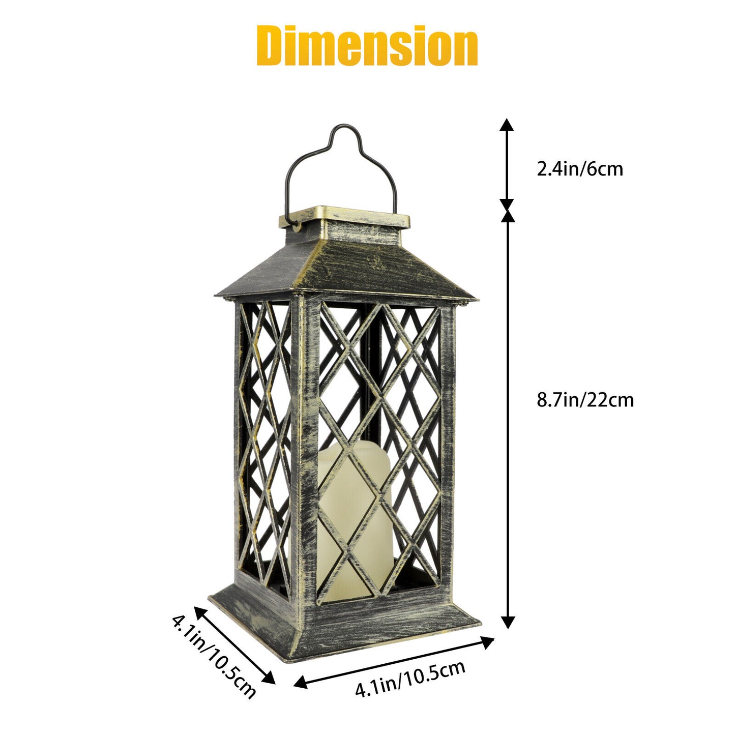 Solar Lantern Hanging Light – LED Outdoor Garden Lamp, Waterproof Yard Decor for Patio | Energy-Efficient, Ambient Lighting | TikTok Garden Vibe Must-Have