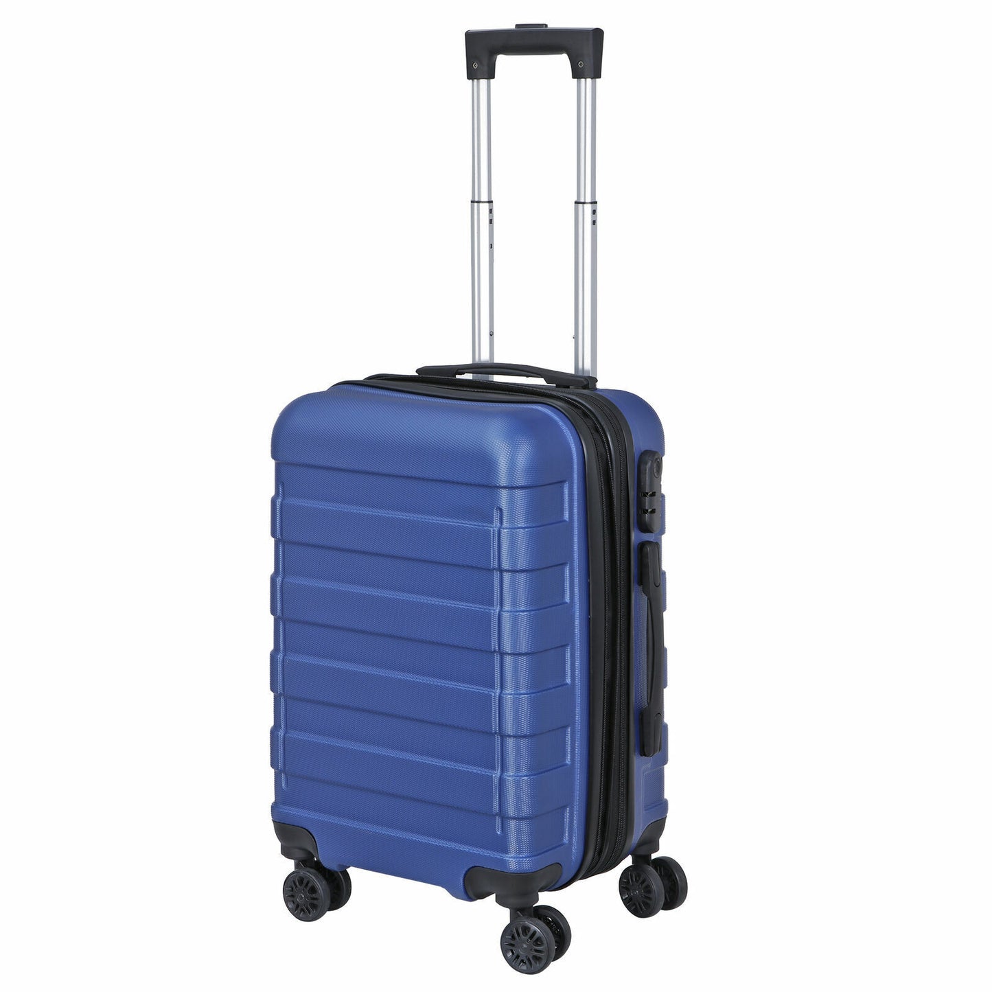 21" Spinner Carry-On Luggage Suitcase Wheels Expandable Travel Bag Hardside