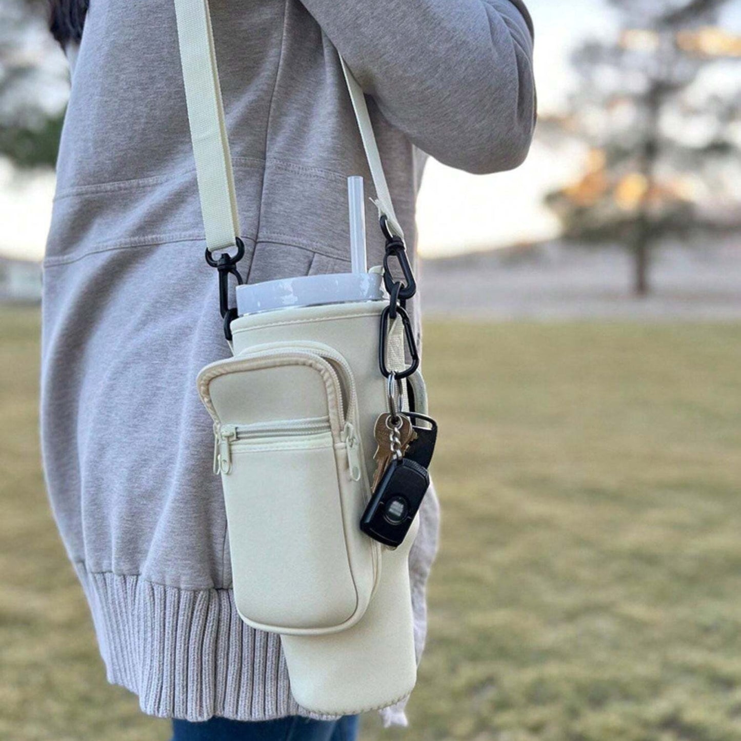 Tumbler Case Cup Holder Accessories with Strap Carrier Bag for 40Oz Cup Cover