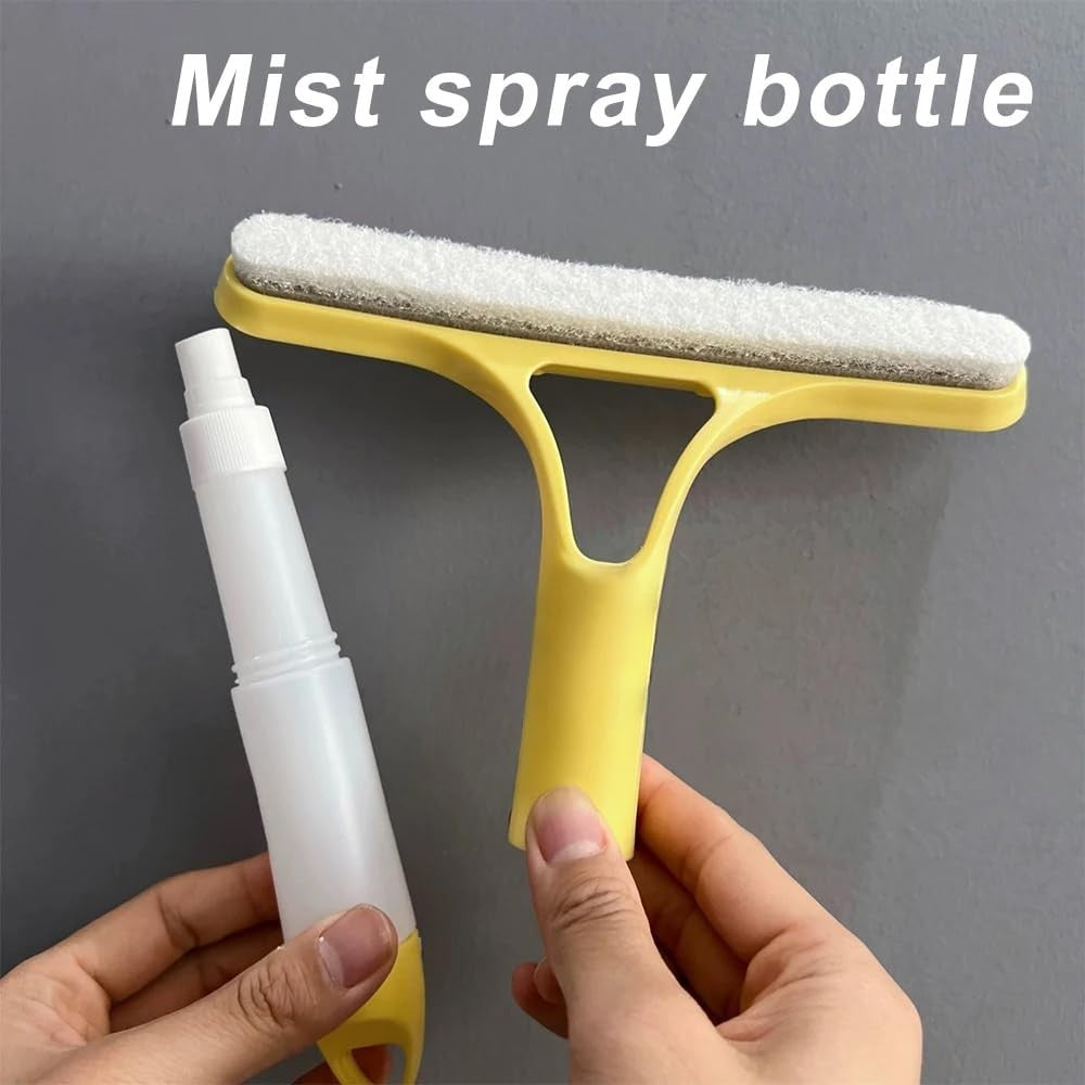 3-In-1 Window Cleaning Multi-Tool, Glass Hanging Knife with Spray