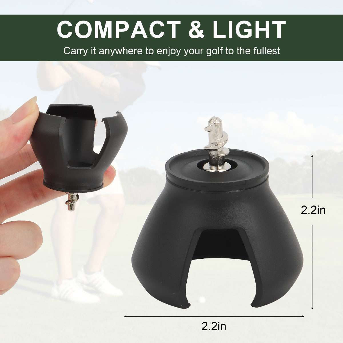 4Pcs Golf Ball Pick up Retriever Claw Sucker Tool for Putter Practical