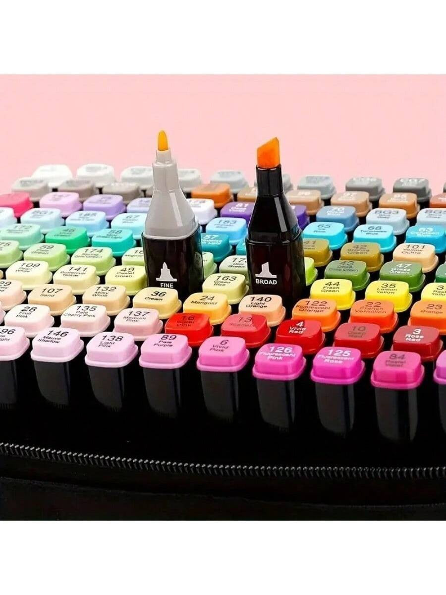 80/168 Colors Art Drawing Markers Set for Kids Adults Dual Tip Alcohol Markers