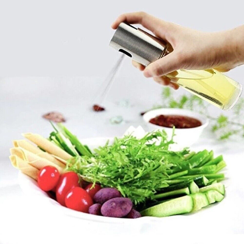 Stainless Steel Olive Oil Sprayer Mister – Cooking Spray for BBQ, Salad, Baking