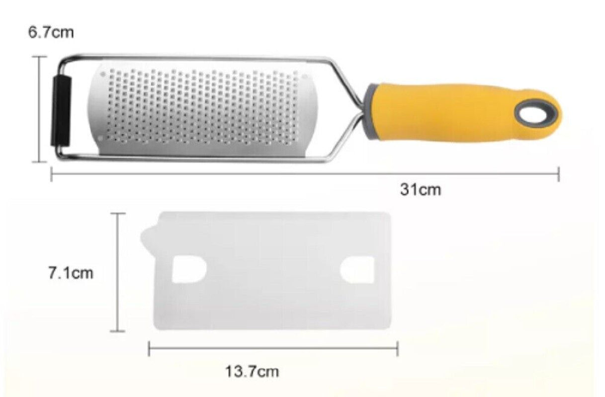 Stainless Steel Cheese & Citrus Zester – Premium Lemon Grater Kitchen Tool