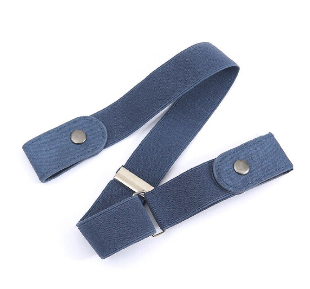 5-Pack No-Buckle Elastic Waist Belts – Comfortable, Adjustable Stretch Belts for Men & Women, Hassle-Free Fit for Jeans, Pants & Everyday Wear